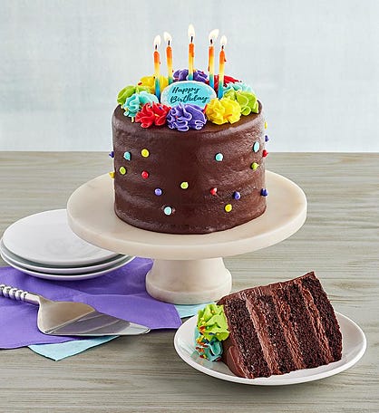 Birthday Celebration Chocolate Cake